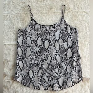 Bar III Snakeskin Print Tank Top‎